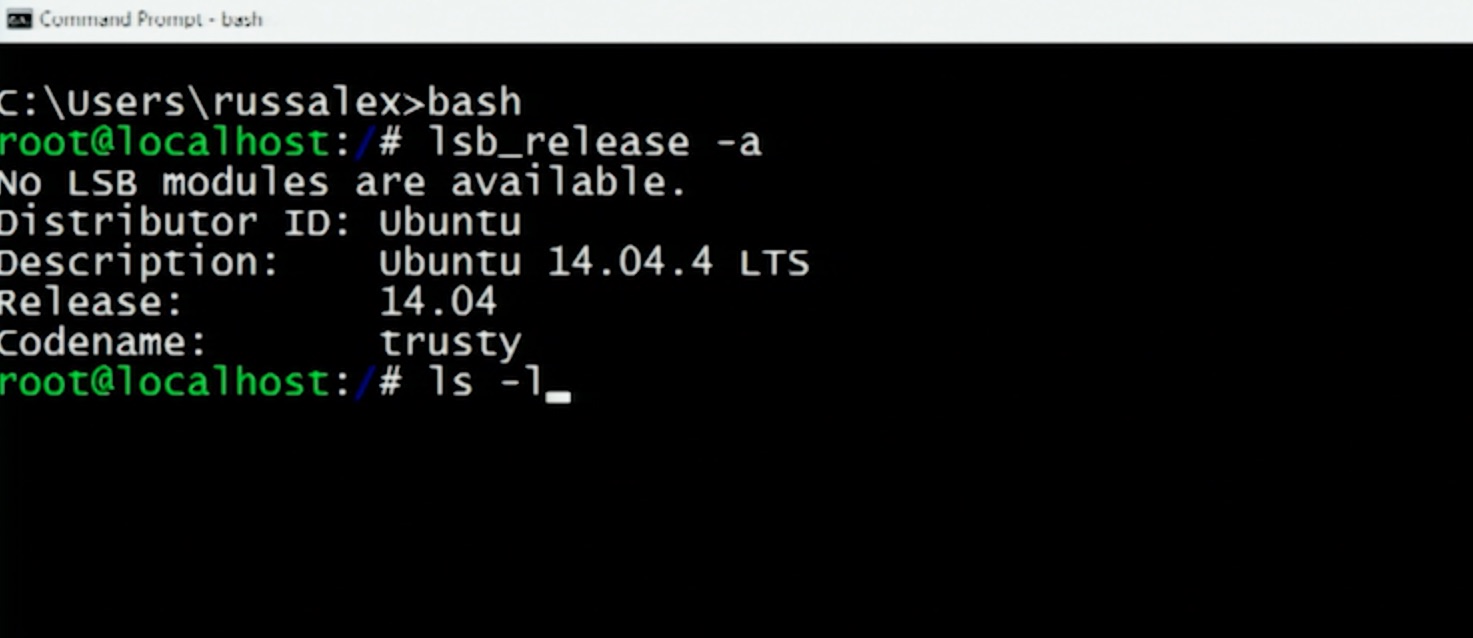 bash-on-windows10